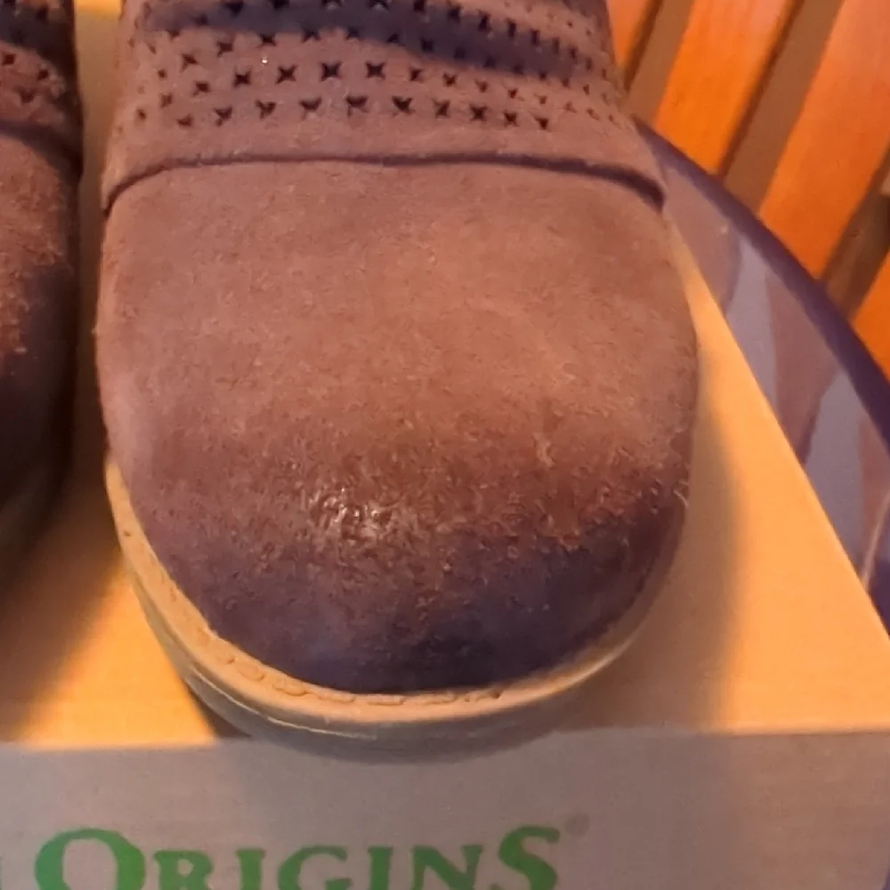 Earth Origins Dark Brown Perforated Booties